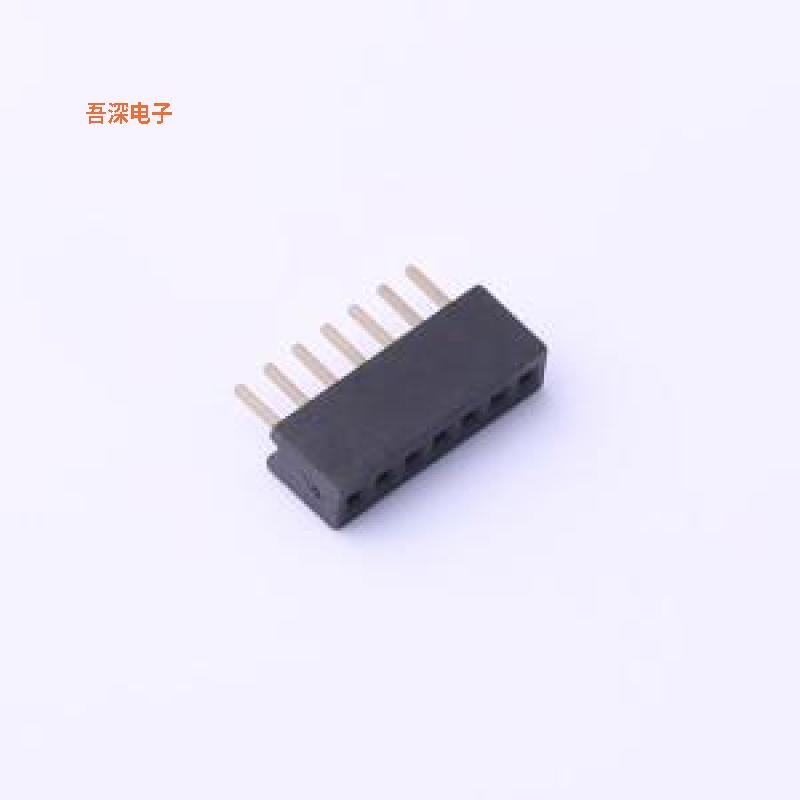 DW127R-11-07-34 |排母1.27排母间距:1.27mm 1x7P 直插