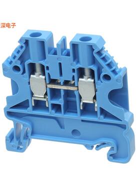 XW5T-S4.0-1.1-1BL |馈通式TB SCREW 4MM 1:1 1TIER BLUE