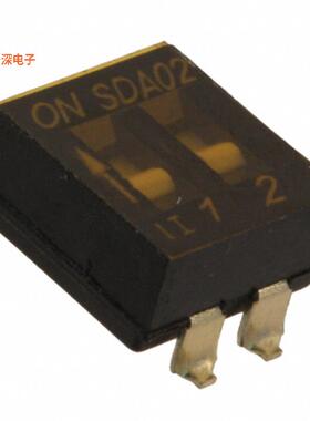 SDA02H0SB |SPSTSWITCH SLIDE DIP SPST 0.025A 24V