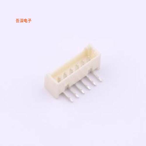 JS12T-S06MXW-00 |耐高温料线对板针座弯插,P=1.25mm