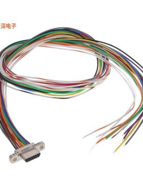 MDLM-15P6PS18B-F222 |原装全新CABLE ASSY D-MIC-D 15P 457.2MM