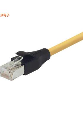TRD695SCR-Y-5 |圆形线缆RJ45/RJ45 CAT 6 SHLD YEL 5F