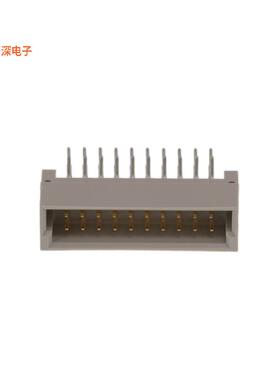 09241206571 |接头，公引脚CONN DIN HDR 20POS