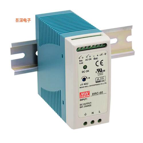 DRC-60A |原装全新AC/DC DIN RAIL SUP 2X13.8V 59W