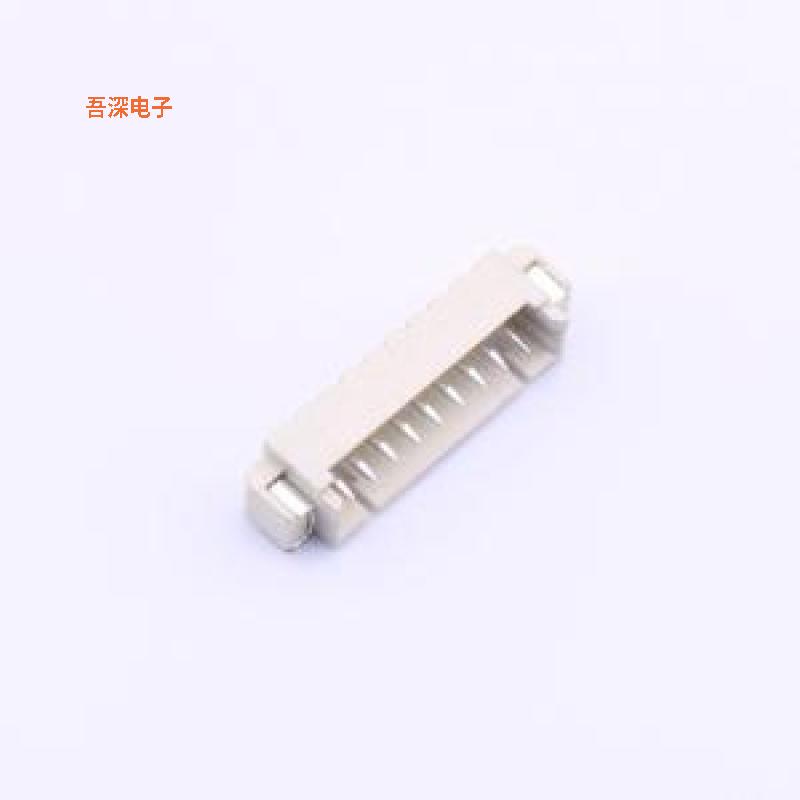 HX 1.25-9P WT |脚距1.25mm线对板针座SMD,P=1.25mm,卧贴