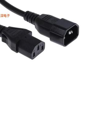 FCR72039 |原装全新C13 IEC TO C14 IEC 3X1MM 2M