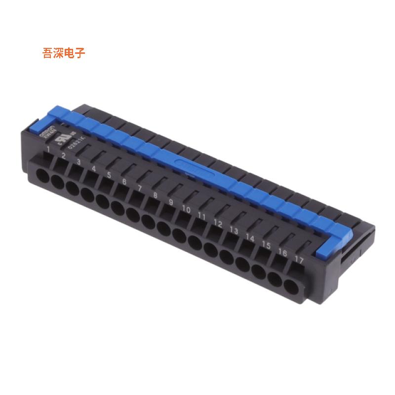 XW4N-17D1-S |插头，母插口TERM BLOCK PLUG 17POS 3.50MM