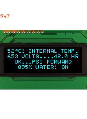 NHD-0420DZW-AB5|80.0O MODULE 80DIG 20 X 4 PASSIV