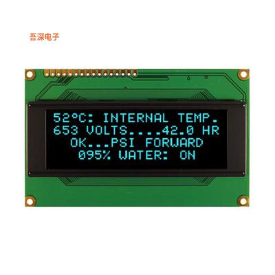 NHD-0420DZW-AB5|80.0O MODULE 80DIG 20 X 4 PASSIV