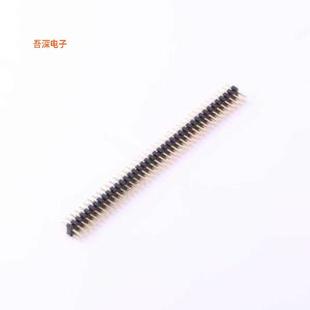 高U镀金抗氧化排针插件 C40D28 P=2mm 2x40I X4621WV