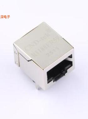 R1188ER59 |1*1 8P无灯带屏蔽罩以太网(RJ45 RJ11)插件