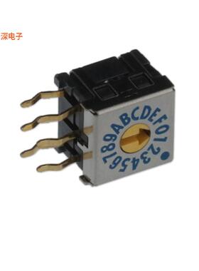DRR7016C |十六进制SWITCH ROTARY DIP HEX 0.03A 15V