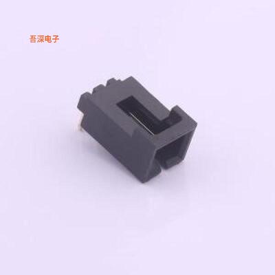 M2553R-02P |带锁扣线对板针座弯插,P=2.54mm