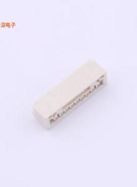 WTC02W09BA |带扣1.25间距9PIN卧贴线对板针座SMD,P=1.25mm