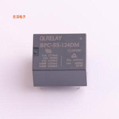 BPC-SS-124DM |原装插件,18.4x15.2mm功率继电器