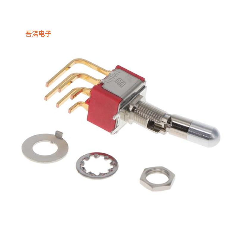 100DP1K1B25M7REH |原装全新SWITCH TOGGLE DPDT 0.4VA 20V