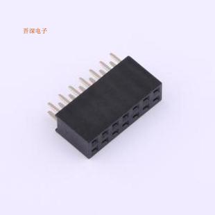 PM2.54 插件 原装 P=2.54mm排母 7PY