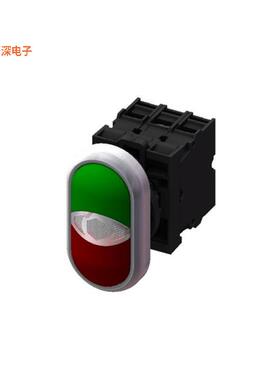 M22DP-SF20-E230-GR |前面板安装DOUBLE PB-2A--GREEN&RED