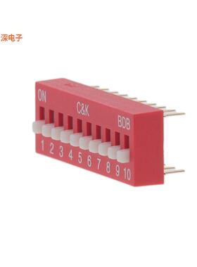 BDB10 |SPSTSWITCH SLIDE DIP SPST 0.025A 25V