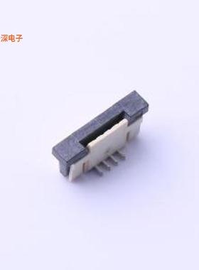 1.0K-GT-4PB |G型无焊片 带锁一字型FFC/FPCSMD,P=1mm
