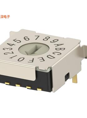 MRSSH4DG16SMGWT |葛莱码SW ROTARY DIP GRY CODE 0.4VA 20V