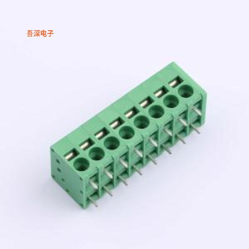 MX205R-5.0-08P-GN01-Cu-A |原装插件,P=5mm弹簧式接线