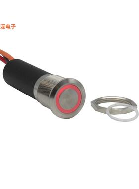 SS119NBSRW |前面板安装SWITCH PB SPST N.O. 24A 26.4VDC