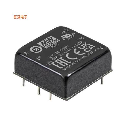 DKMW40G-15 |原装全新40W;18-75VIN; 15VOUT @1333MA