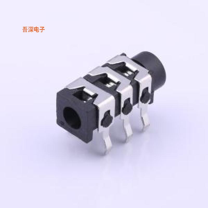 PJ-3136-B |6脚3级插脚W14xD6.55xH5音频(耳机)插件