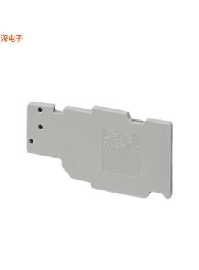 3000703|端板CONN TERM BLK END PLATE GRA
