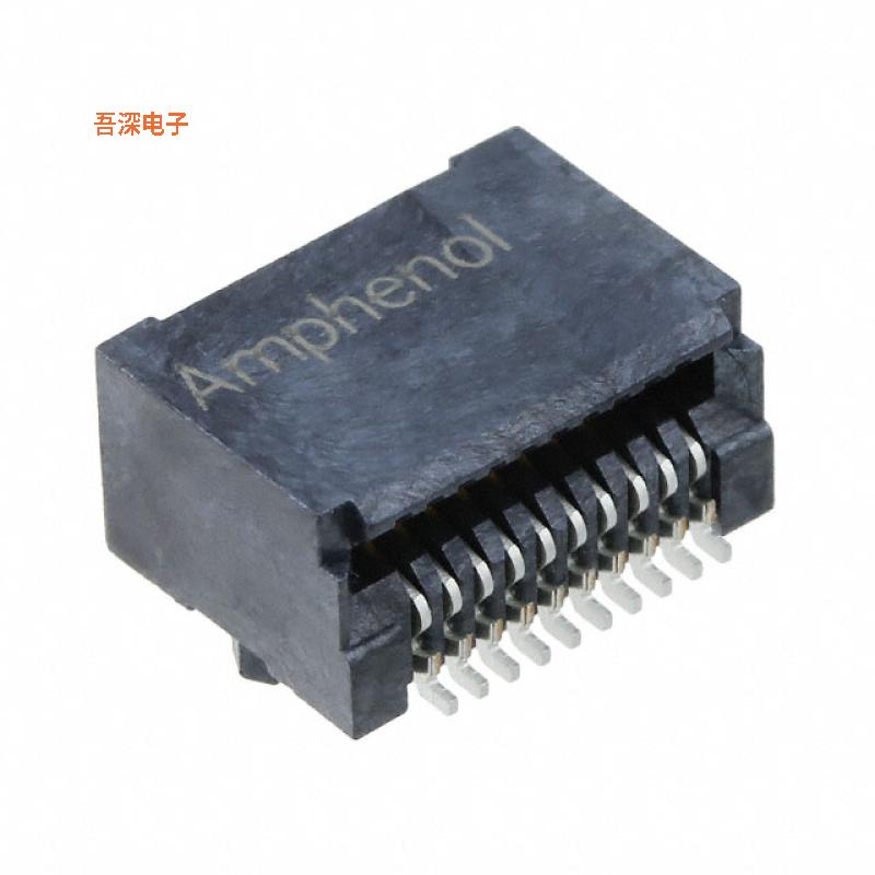 UE76-3GA20-6600T |插座CONN SFP RCPT 20POS SLD R/A SMD