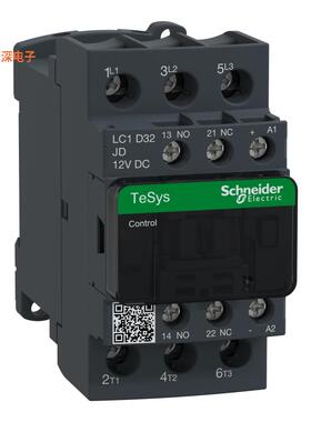 LC1D32JD|原装全新TESYS3P CTR 32A AC3 15KW1NO1NC1