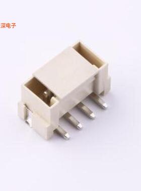 D396E1L1-2W4P41 |VH3.96 1x4P 立贴线对板针座SMD,P=3.96mm