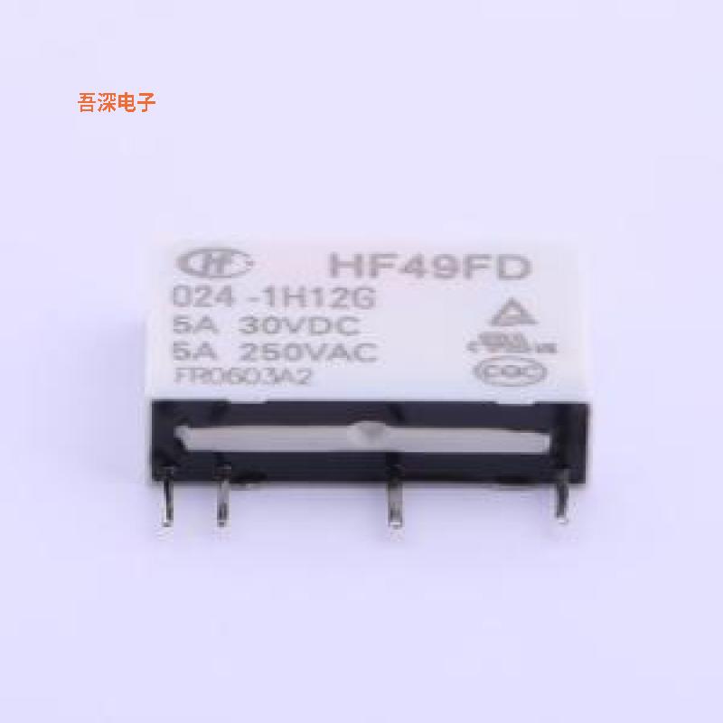 HF49FD/024-1H12G |原装SIP,5x20mm功率继电器