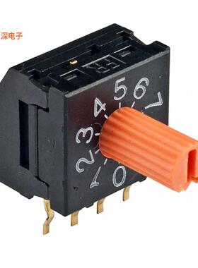 FR01KR10H-06XL |BCDSWITCH ROTARY DIP BCD 0.1A 5V
