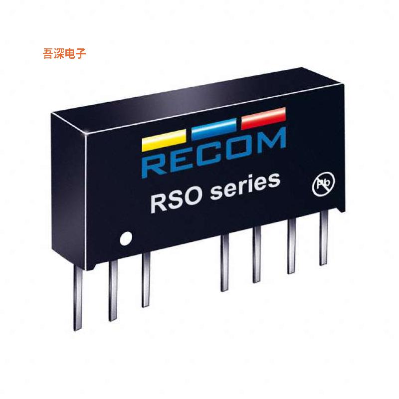 RSO-243.3SZ/H3 |隔离模块DC DC CONVERTER 3.3V 1W