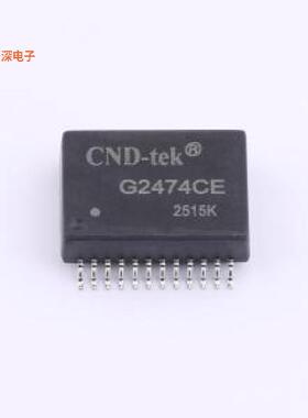 G2474CE T |原装SMD-24P,17.8x12.3mm网口变压器