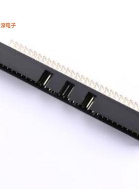 BH254R-60P |线对板针座简牛2.54mm 弯插 2x30P 黑色