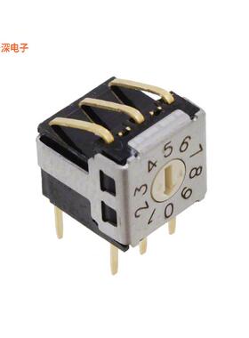 A6KV-102RF |BCDSWITCH ROTARY DIP BCD 0.025A 24V