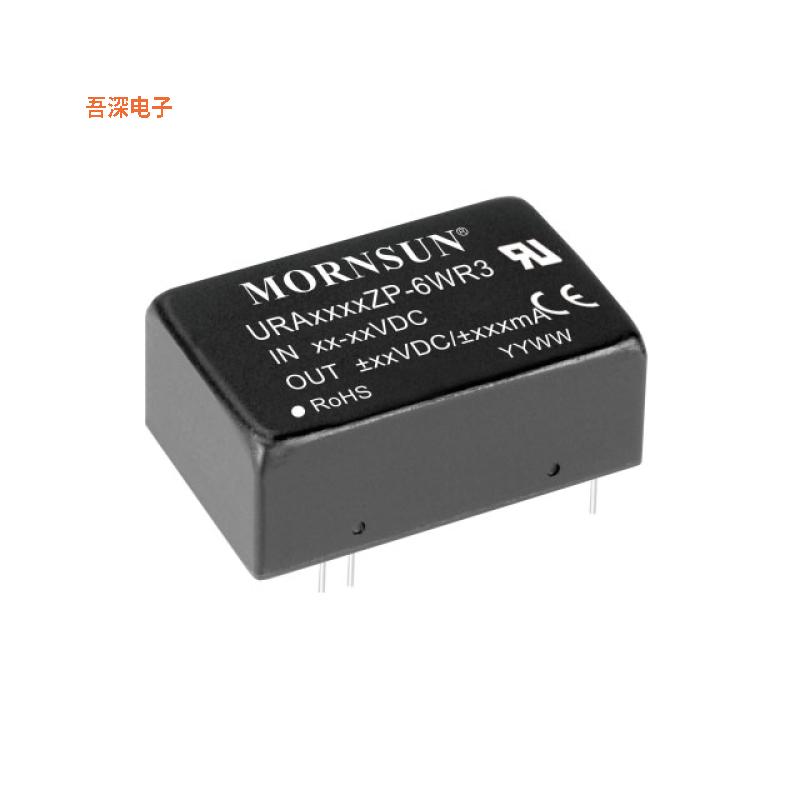 URA4812ZP-6WR3 |隔离模块DC DC CONVERTER +/-12V 6W