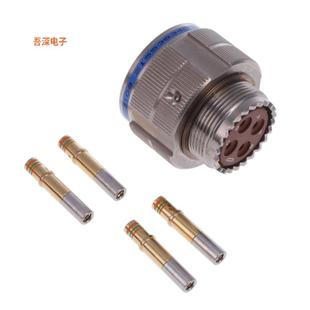 4POS PLUG FMALE 正CONN GOLD TVS06RF CRIMP品