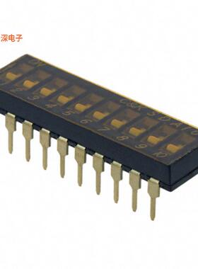SDA10H0B |SPSTSWITCH SLIDE DIP SPST 0.025A 24V