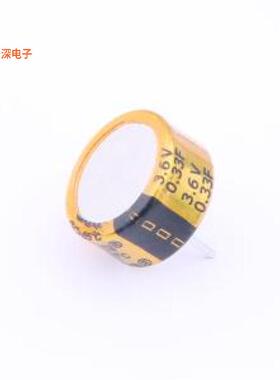 CBH3R6334CF-ZJ |原装插件CAP 0.33F -20% +80% 3.6V T/C