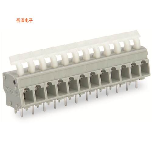 257-452|原装全新PCB TERMINAL BLOCK; PUSH-BUTTON