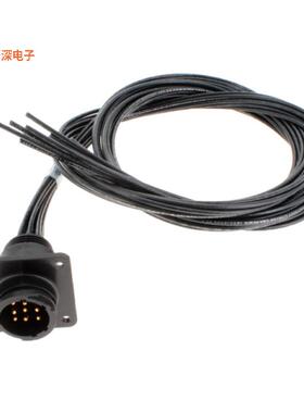 2387118-2 |插座CIRC CBL 9POS RCPT TO WIRE 3.28'