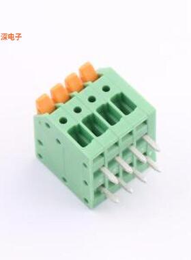 KF208R-2.5-4P|原装插件,P=2.5mm弹簧式接
