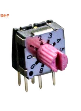 RD07B10RVAT |BCDSWITCH ROTARY DIP BCD 0.1A 50V