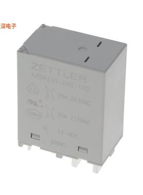 AZSR235-2AE-12D |通孔RELAY EV CHG SOLAR DPST 35A 12V