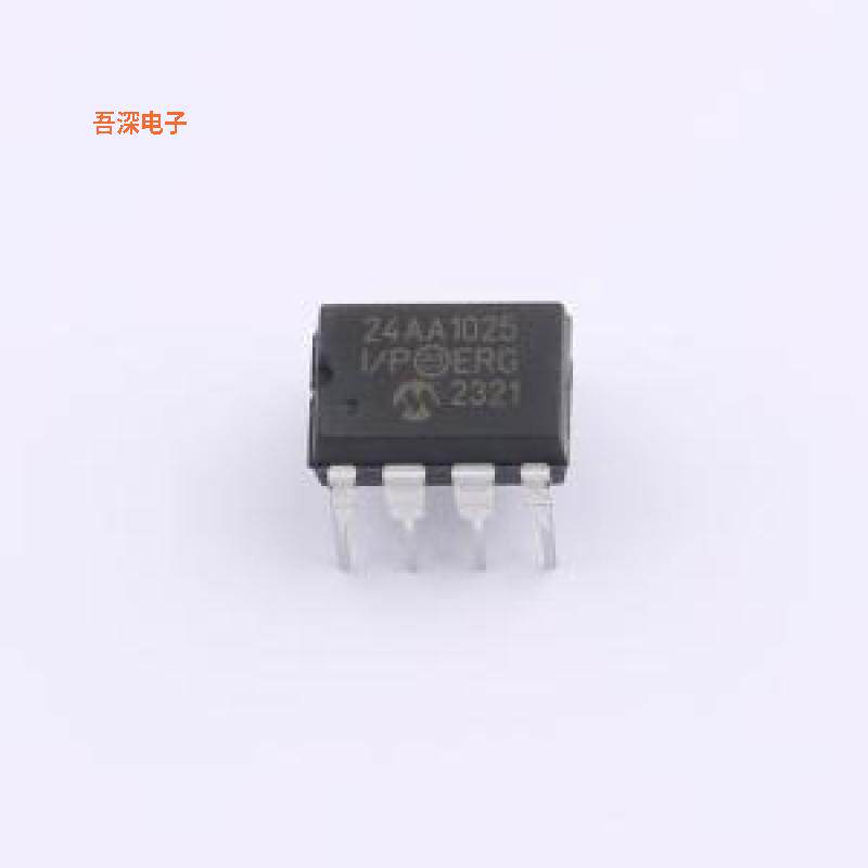 24AA1025-I/P |原装PDIP-8IC EEPROM 1MBIT I2C 400KHZ 8DIP