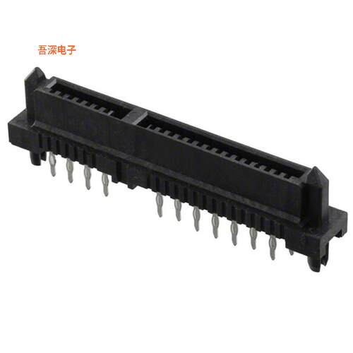 877011001 |正CONN SATA RCPT 22P PRESSFIT PCB品
